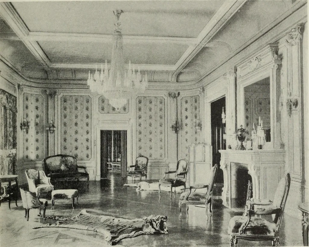 An illustration from Stately homes in America : from colonial times to the present day, 1903, leaf 332