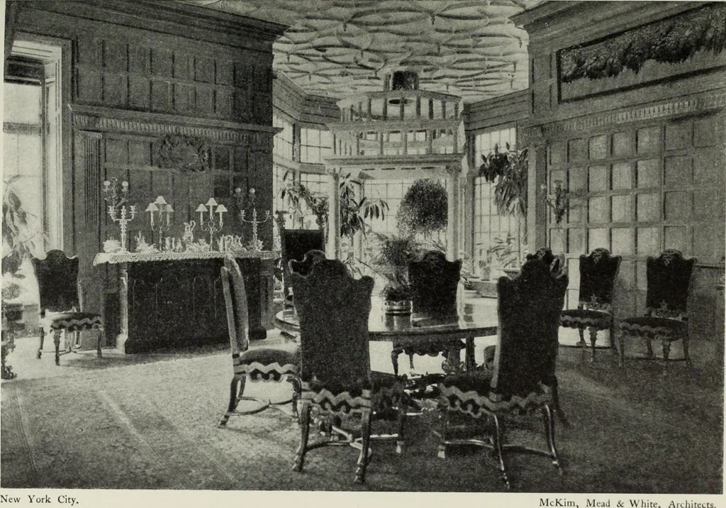 An illustration from Stately homes in America : from colonial times to the present day, 1903, leaf 372