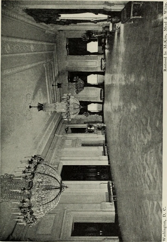 An illustration from Stately homes in America : from colonial times to the present day, 1903, leaf 38
