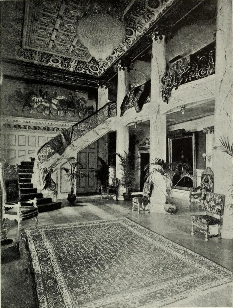 An illustration from Stately homes in America : from colonial times to the present day, 1903, leaf 386