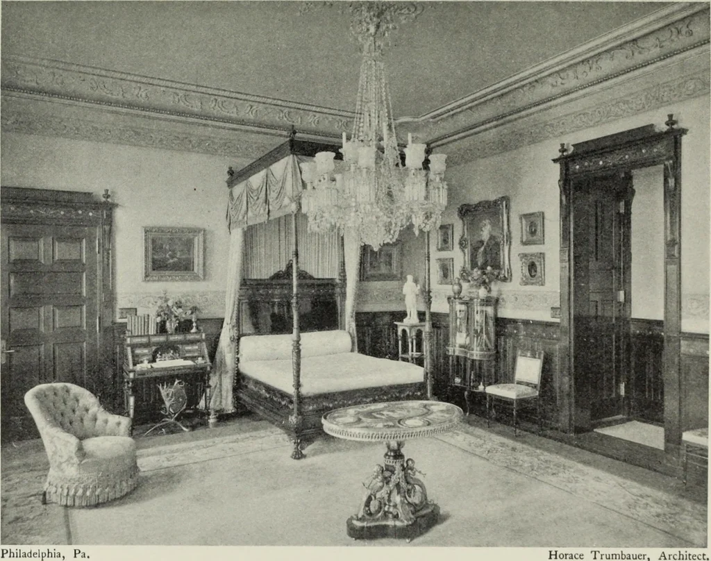 An illustration from Stately homes in America : from colonial times to the present day, 1903, leaf 410