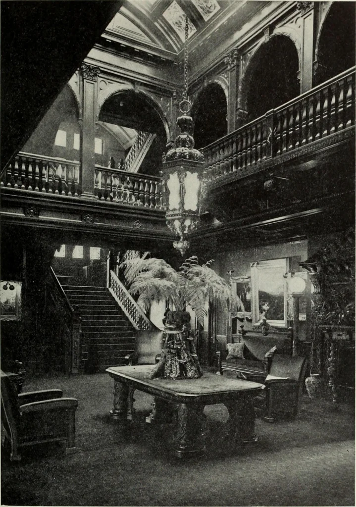 An illustration from Stately homes in America : from colonial times to the present day, 1903, leaf 418