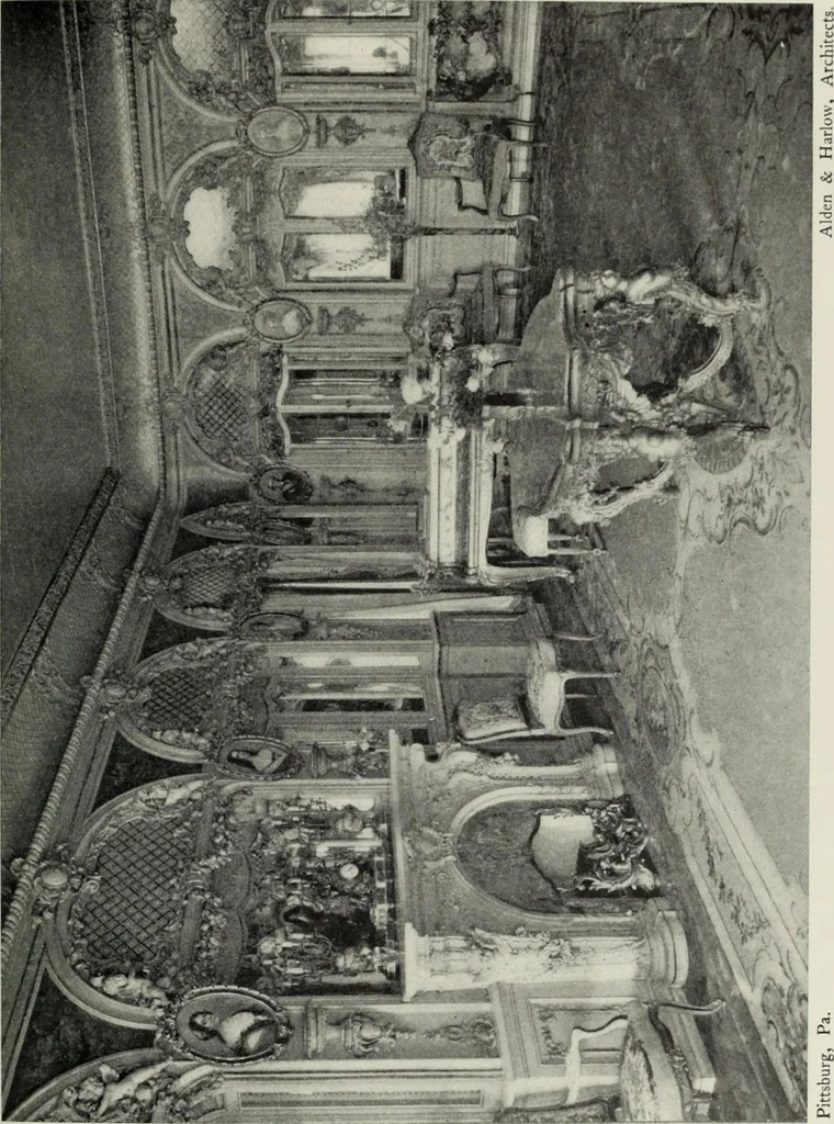 An illustration from Stately homes in America : from colonial times to the present day, 1903, leaf 420
