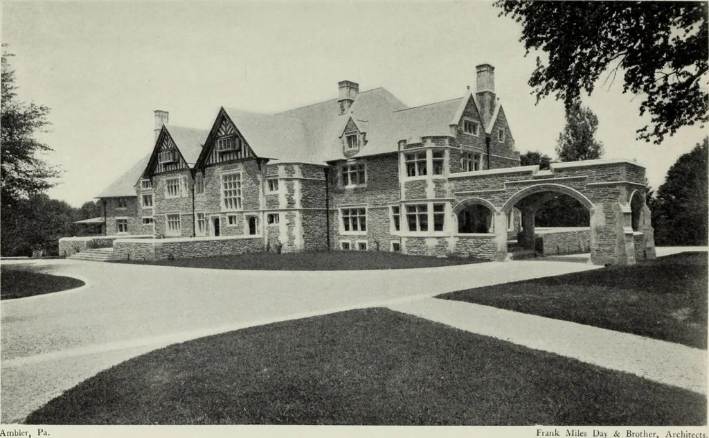 An illustration from Stately homes in America : from colonial times to the present day, 1903, leaf 428