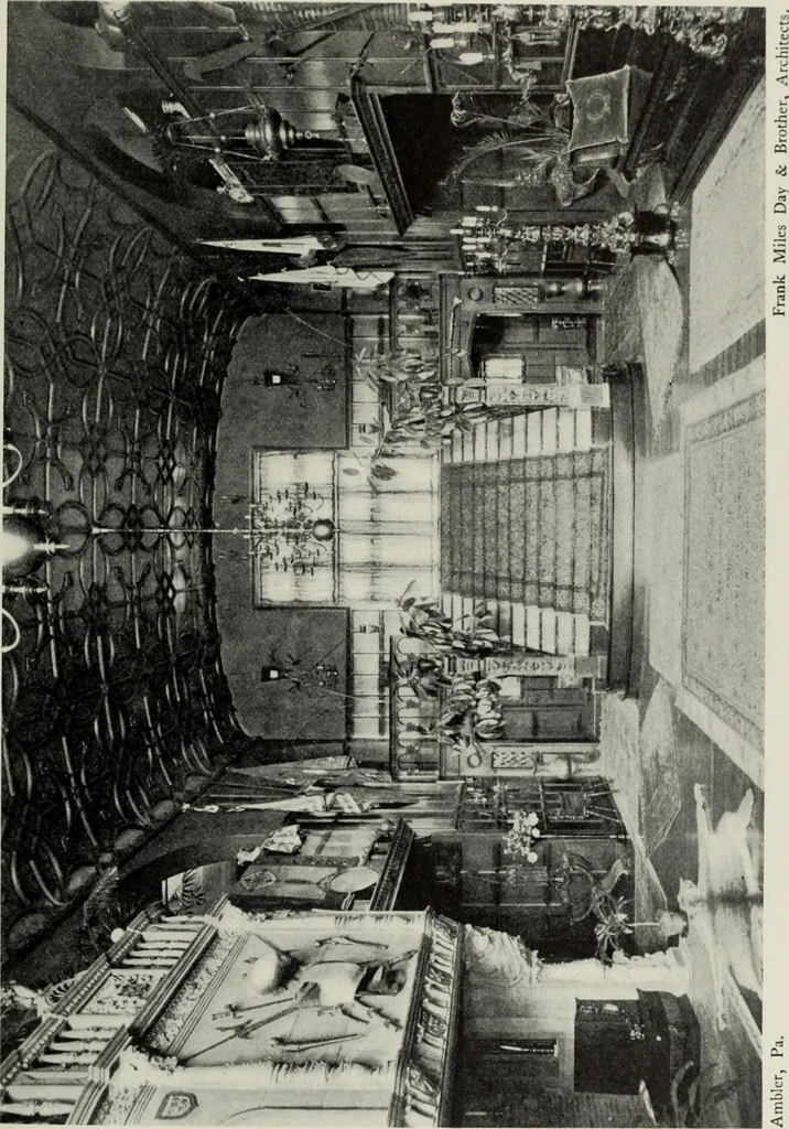 An illustration from Stately homes in America : from colonial times to the present day, 1903, leaf 430