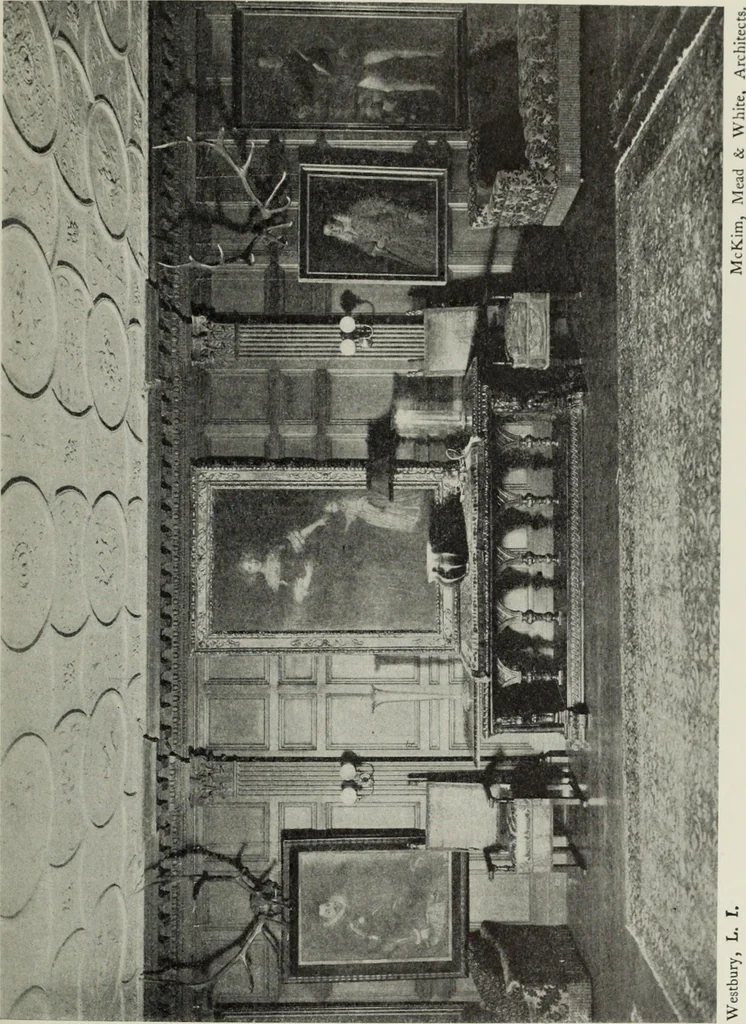 An illustration from Stately homes in America : from colonial times to the present day, 1903, leaf 476