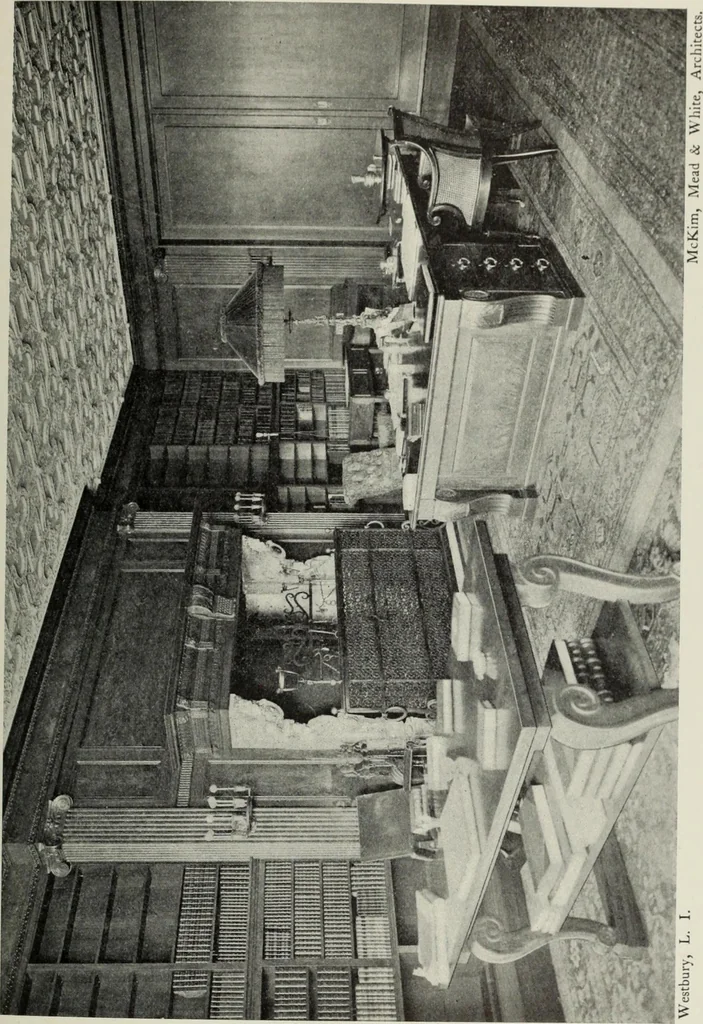 An illustration from Stately homes in America : from colonial times to the present day, 1903, leaf 482