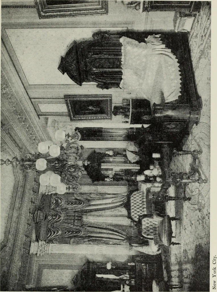 An illustration from Stately homes in America : from colonial times to the present day, 1903, leaf 54