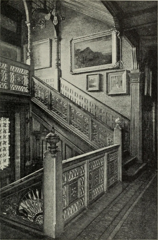 An illustration from Stately homes in America : from colonial times to the present day, 1903, leaf 70