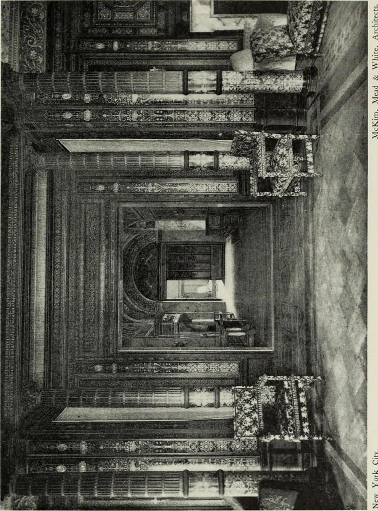 An illustration from Stately homes in America : from colonial times to the present day, 1903, leaf 84