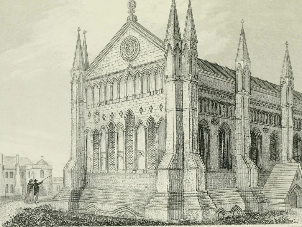 An illustration from A statement of the condition and circumstances of the Cathedral Church of Hereford, 1842, leaf 100