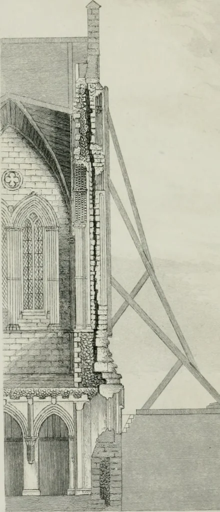 An illustration from A statement of the condition and circumstances of the Cathedral Church of Hereford, 1842, leaf 103