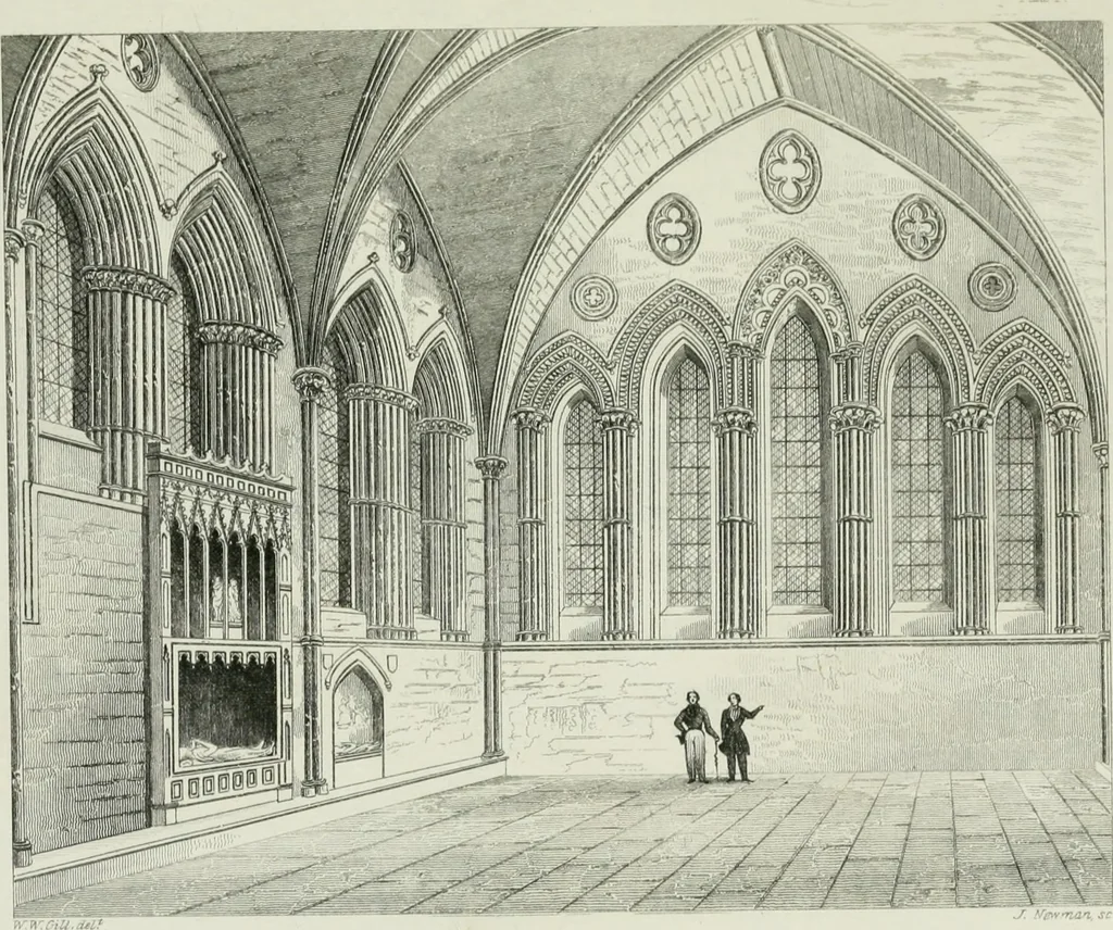 An illustration from A statement of the condition and circumstances of the Cathedral Church of Hereford, 1842, leaf 104