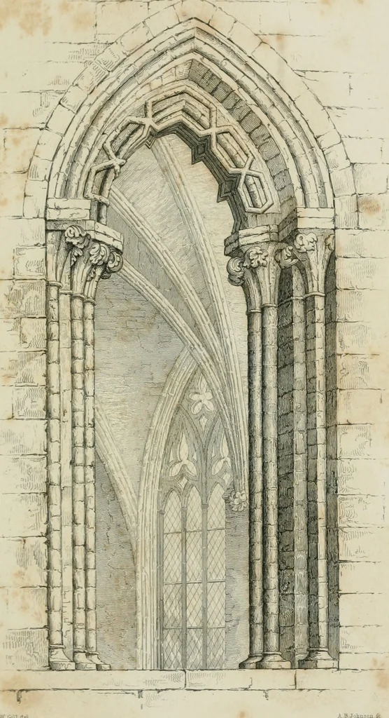 An illustration from A statement of the condition and circumstances of the Cathedral Church of Hereford, 1842, leaf 106