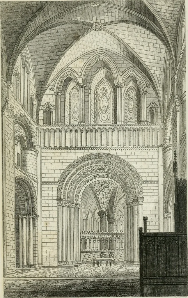 An illustration from A statement of the condition and circumstances of the Cathedral Church of Hereford, 1842, leaf 110