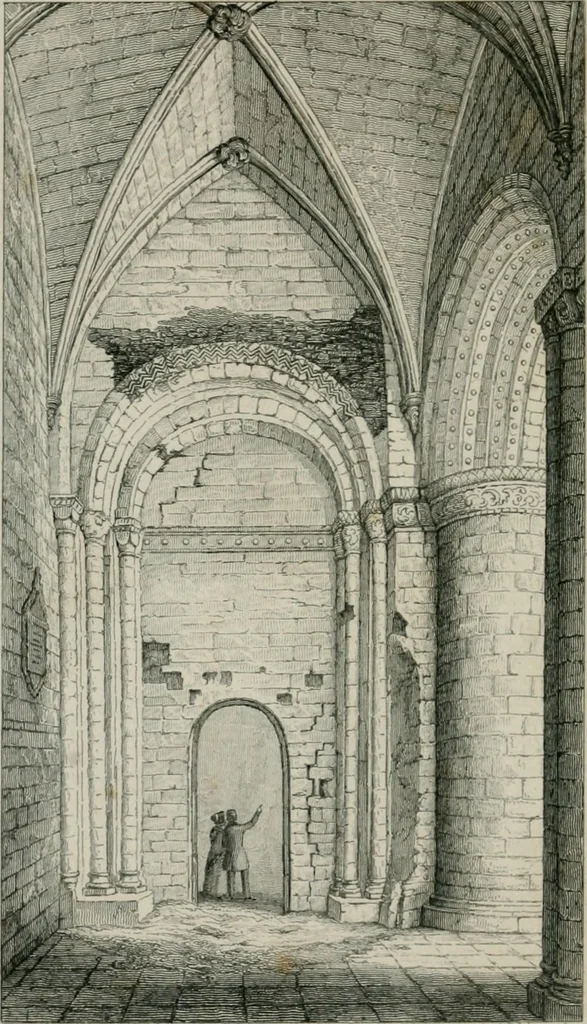 An illustration from A statement of the condition and circumstances of the Cathedral Church of Hereford, 1842, leaf 117