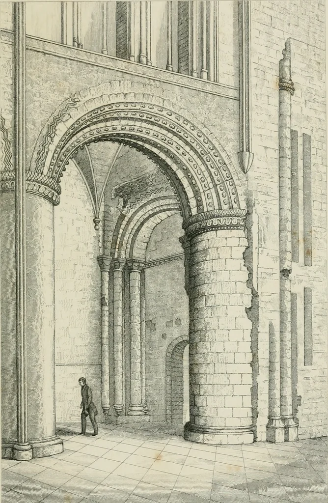 An illustration from A statement of the condition and circumstances of the Cathedral Church of Hereford, 1842, leaf 118