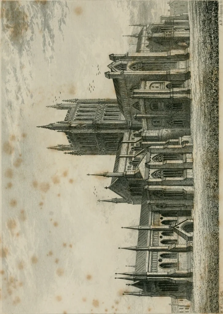 An illustration from A statement of the condition and circumstances of the Cathedral Church of Hereford, 1842, leaf 7