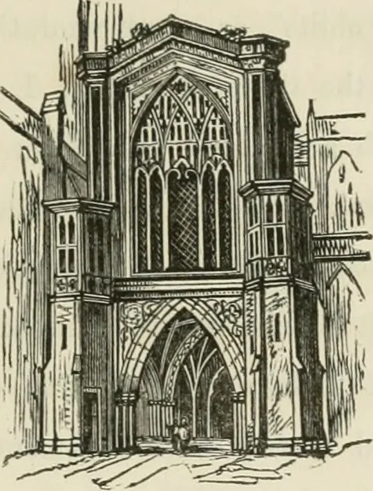 An illustration from A statement of the condition and circumstances of the Cathedral Church of Hereford, 1842, leaf 88