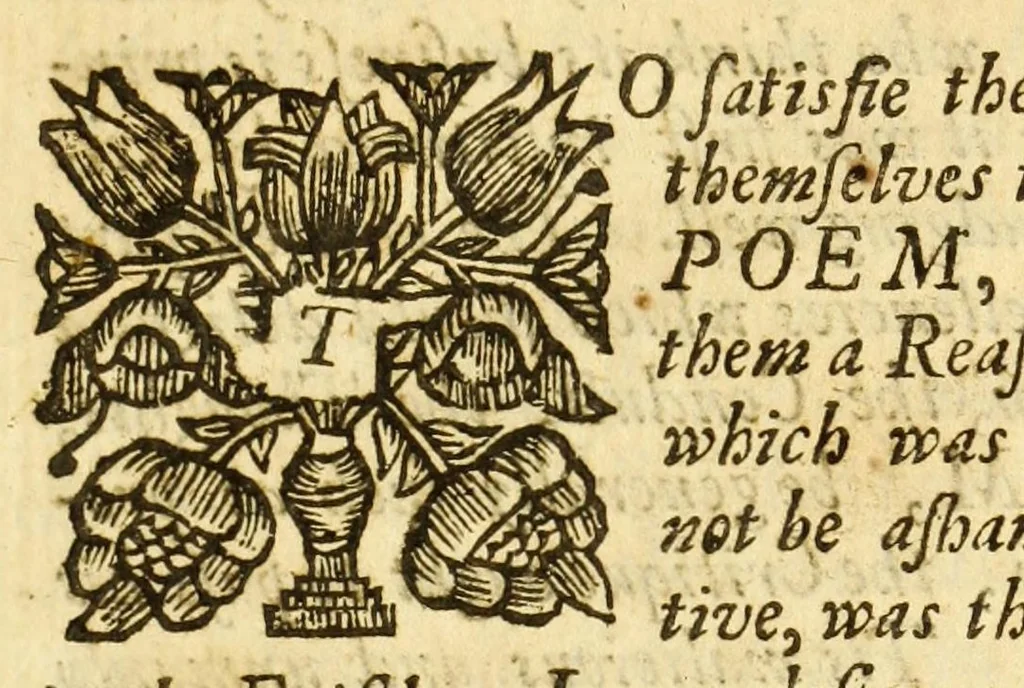 An illustration from The state of innocence, and fall of man : an opera : written in heroique verse, and dedicated to Her Royal Highness, the Dutchess, 1677, leaf 21