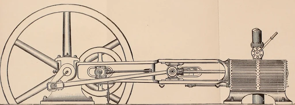 An illustration from Stationary steam engines, simple and compound; especially as adapted to electric lighting purposes, 1890, leaf 100