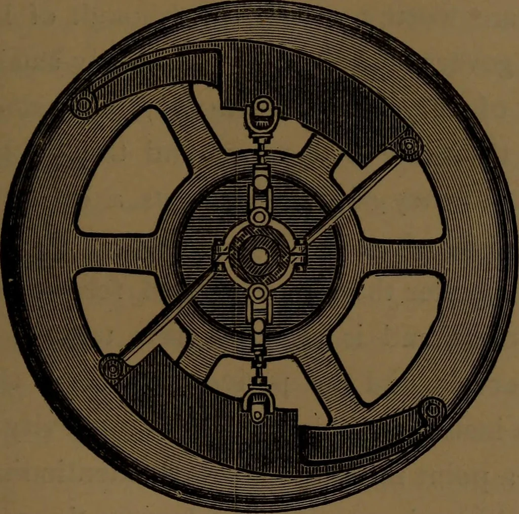 An illustration from Stationary steam engines, simple and compound; especially as adapted to electric lighting purposes, 1890, leaf 110
