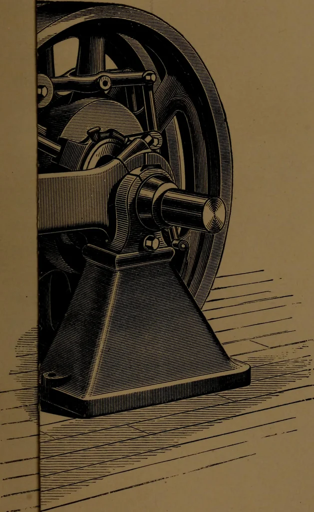 An illustration from Stationary steam engines, simple and compound; especially as adapted to electric lighting purposes, 1890, leaf 116