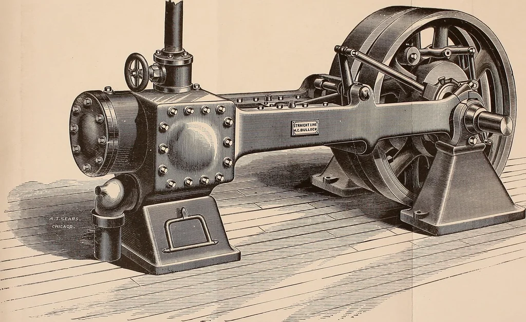 An illustration from Stationary steam engines, simple and compound; especially as adapted to electric lighting purposes, 1890, leaf 118