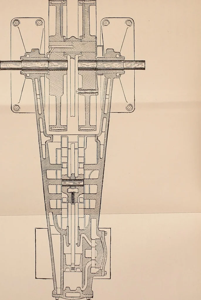 An illustration from Stationary steam engines, simple and compound; especially as adapted to electric lighting purposes, 1890, leaf 124