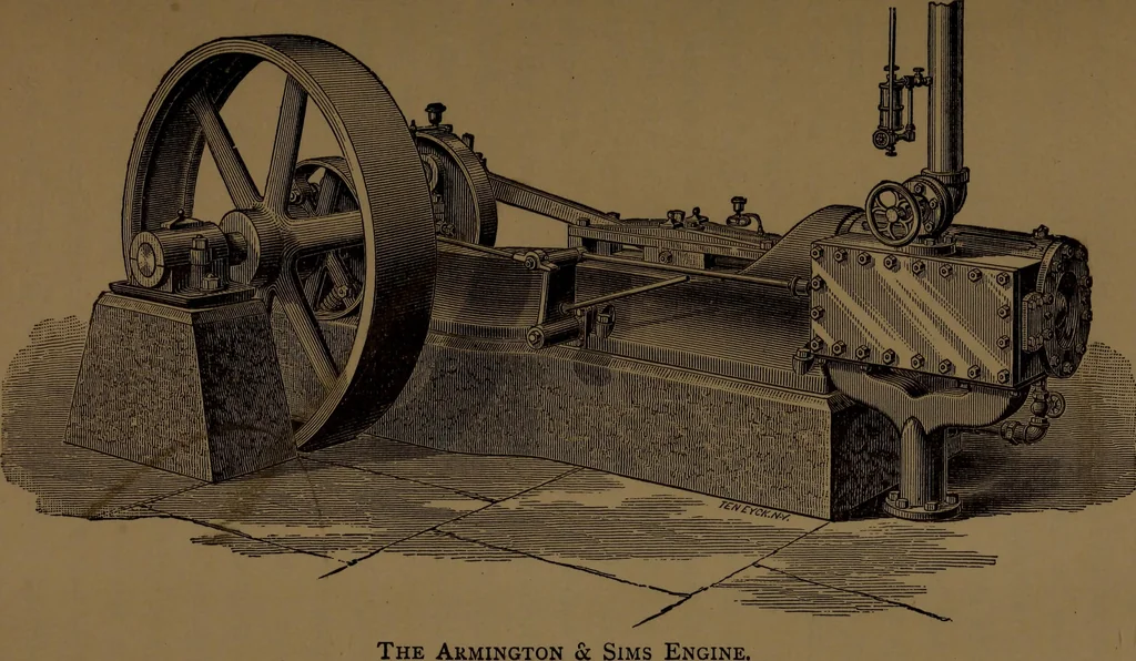 An illustration from Stationary steam engines, simple and compound; especially as adapted to electric lighting purposes, 1890, leaf 146