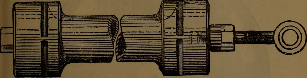An illustration from Stationary steam engines, simple and compound; especially as adapted to electric lighting purposes, 1890, leaf 152