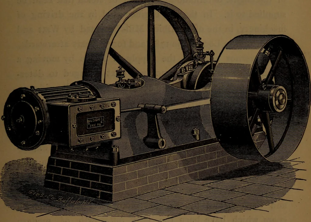 An illustration from Stationary steam engines, simple and compound; especially as adapted to electric lighting purposes, 1890, leaf 160