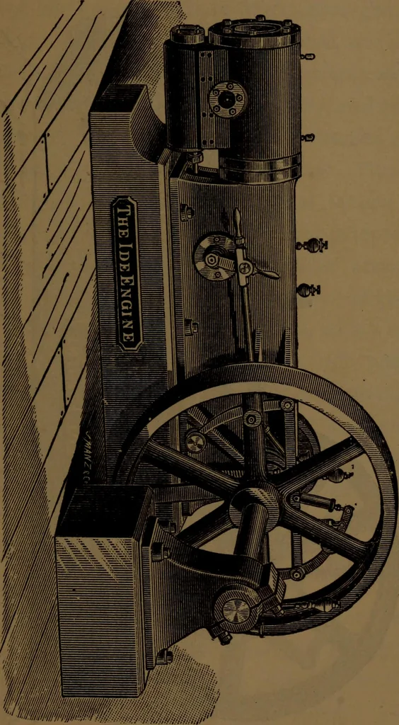 An illustration from Stationary steam engines, simple and compound; especially as adapted to electric lighting purposes, 1890, leaf 172