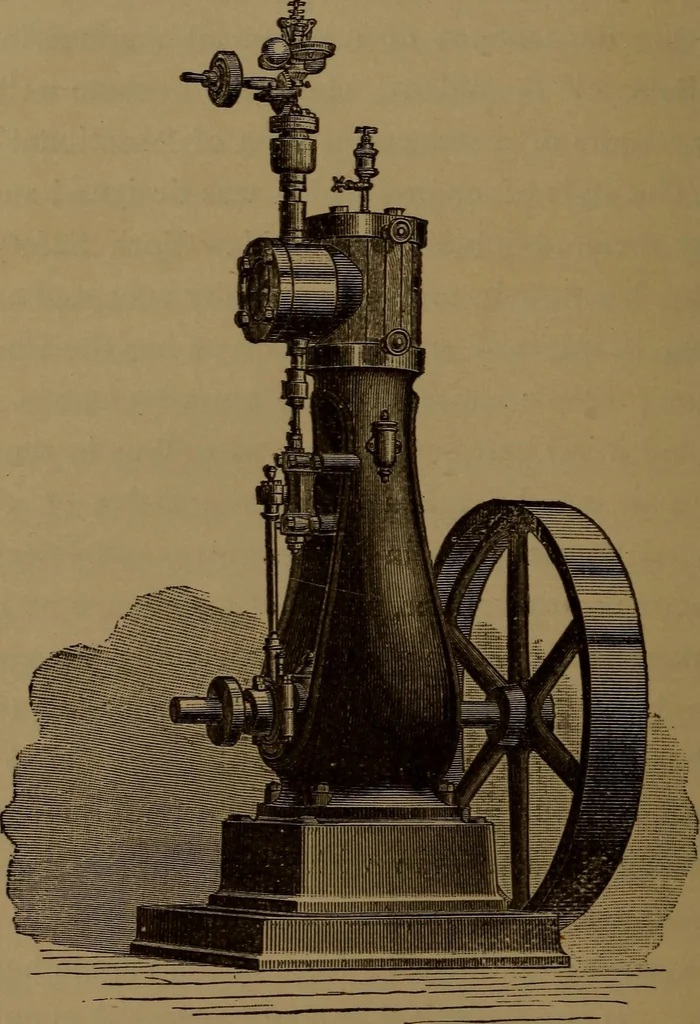 An illustration from Stationary steam engines, simple and compound; especially as adapted to electric lighting purposes, 1890, leaf 181