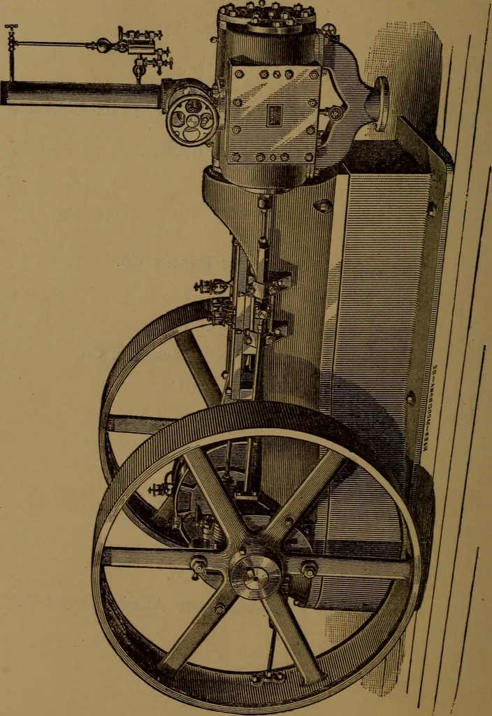 An illustration from Stationary steam engines, simple and compound; especially as adapted to electric lighting purposes, 1890, leaf 225
