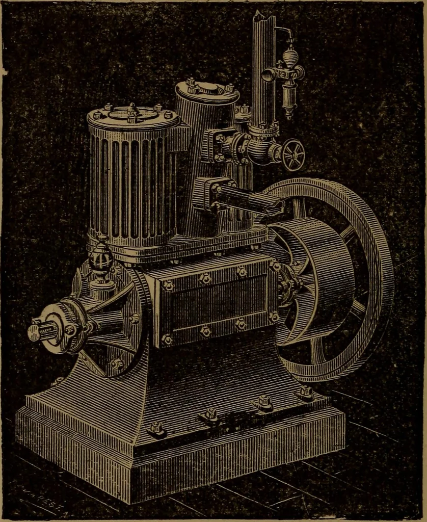 An illustration from Stationary steam engines, simple and compound; especially as adapted to electric lighting purposes, 1890, leaf 227
