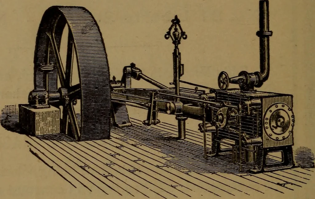 An illustration from Stationary steam engines, simple and compound; especially as adapted to electric lighting purposes, 1890, leaf 231
