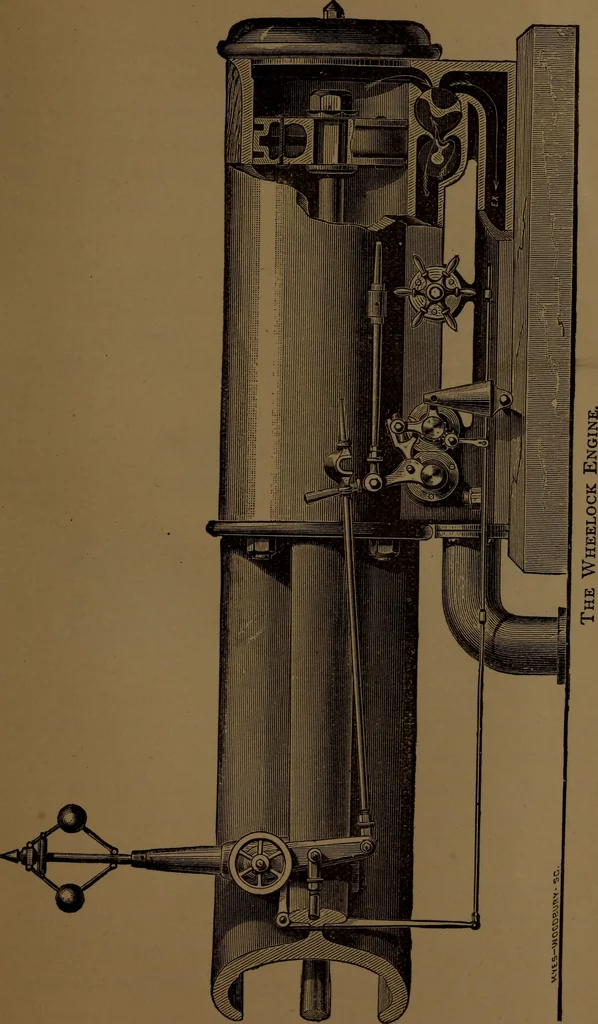 An illustration from Stationary steam engines, simple and compound; especially as adapted to electric lighting purposes, 1890, leaf 44