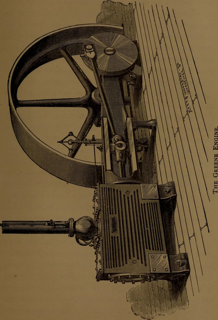 An illustration from Stationary steam engines, simple and compound; especially as adapted to electric lighting purposes, 1890, leaf 48