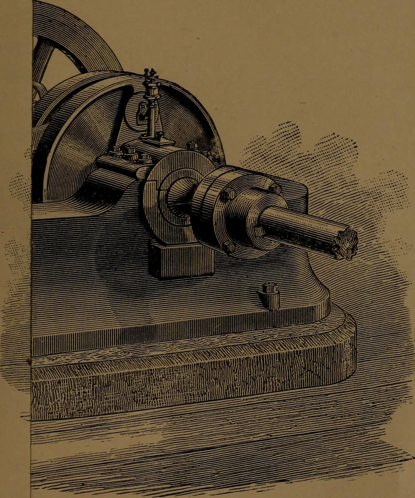 An illustration from Stationary steam engines, simple and compound; especially as adapted to electric lighting purposes, 1890, leaf 64