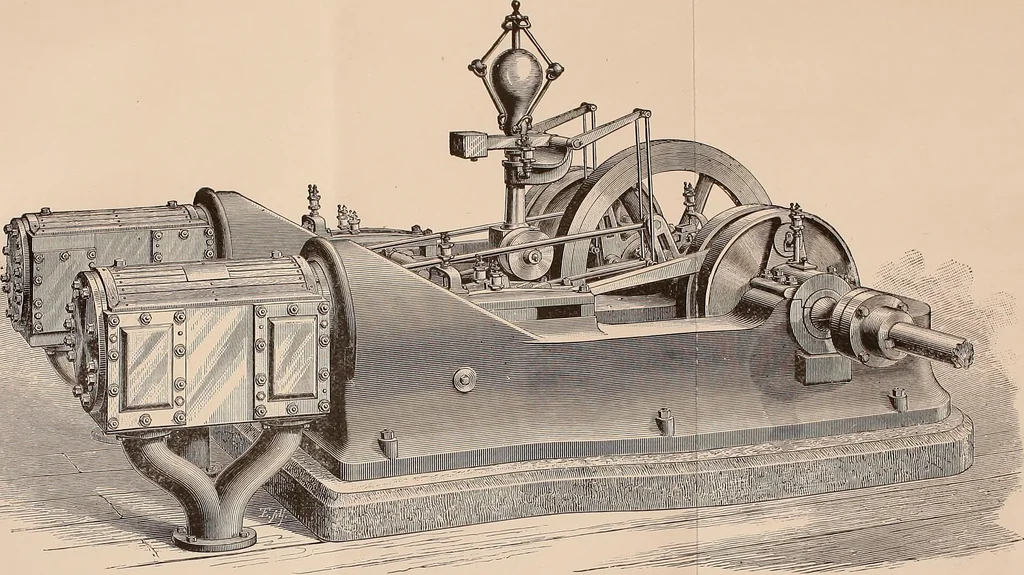 An illustration from Stationary steam engines, simple and compound; especially as adapted to electric lighting purposes, 1890, leaf 66