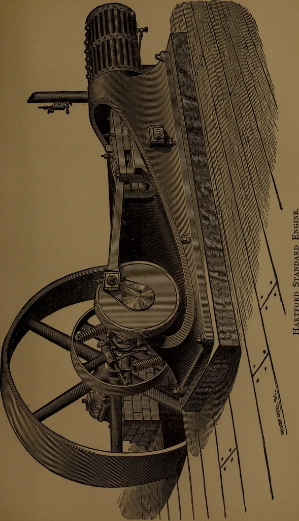 An illustration from Stationary steam engines, simple and compound; especially as adapted to electric lighting purposes, 1890, leaf 94