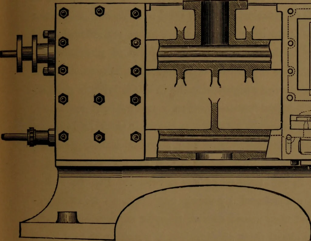 An illustration from Stationary steam engines; especially as adapted to electric lighting purposes, 1884, leaf 104