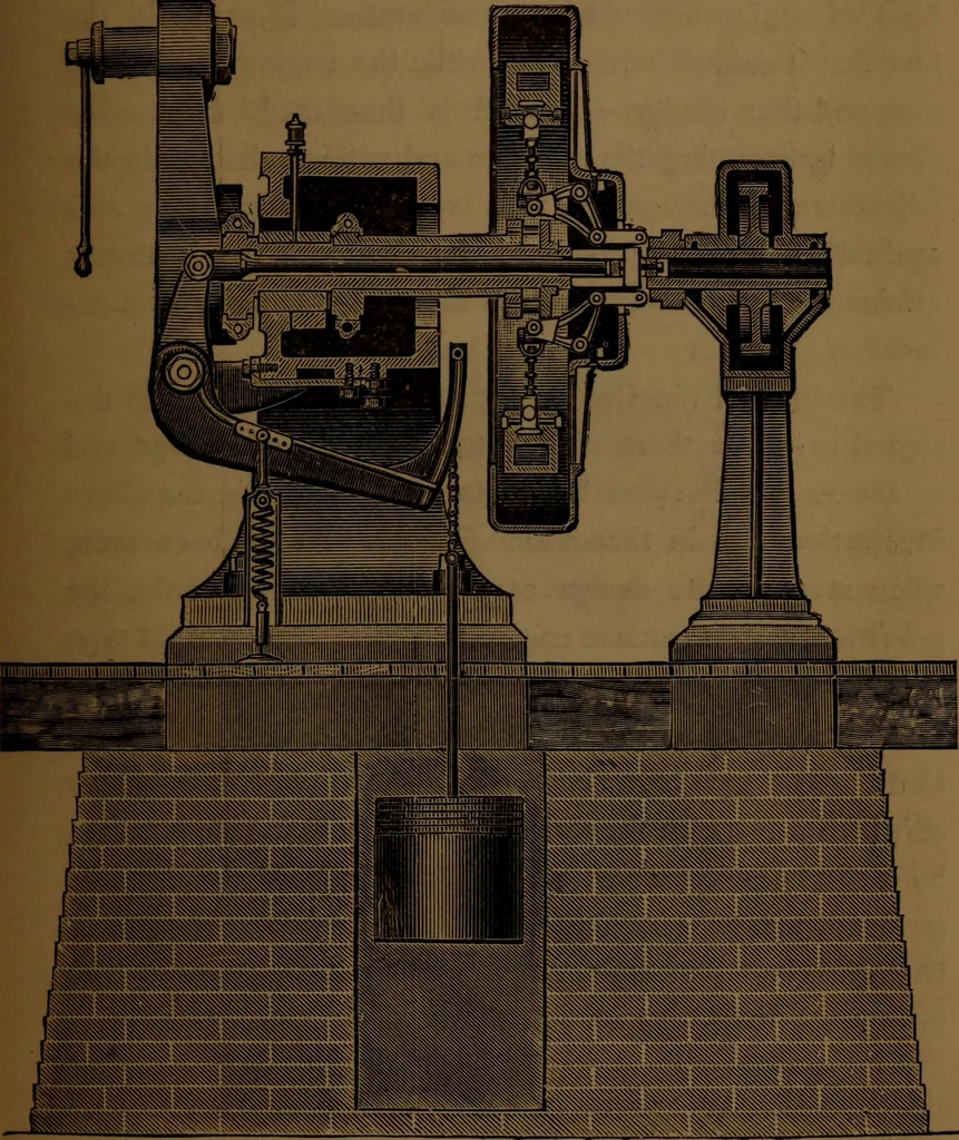 An illustration from Stationary steam engines; especially as adapted to electric lighting purposes, 1884, leaf 106