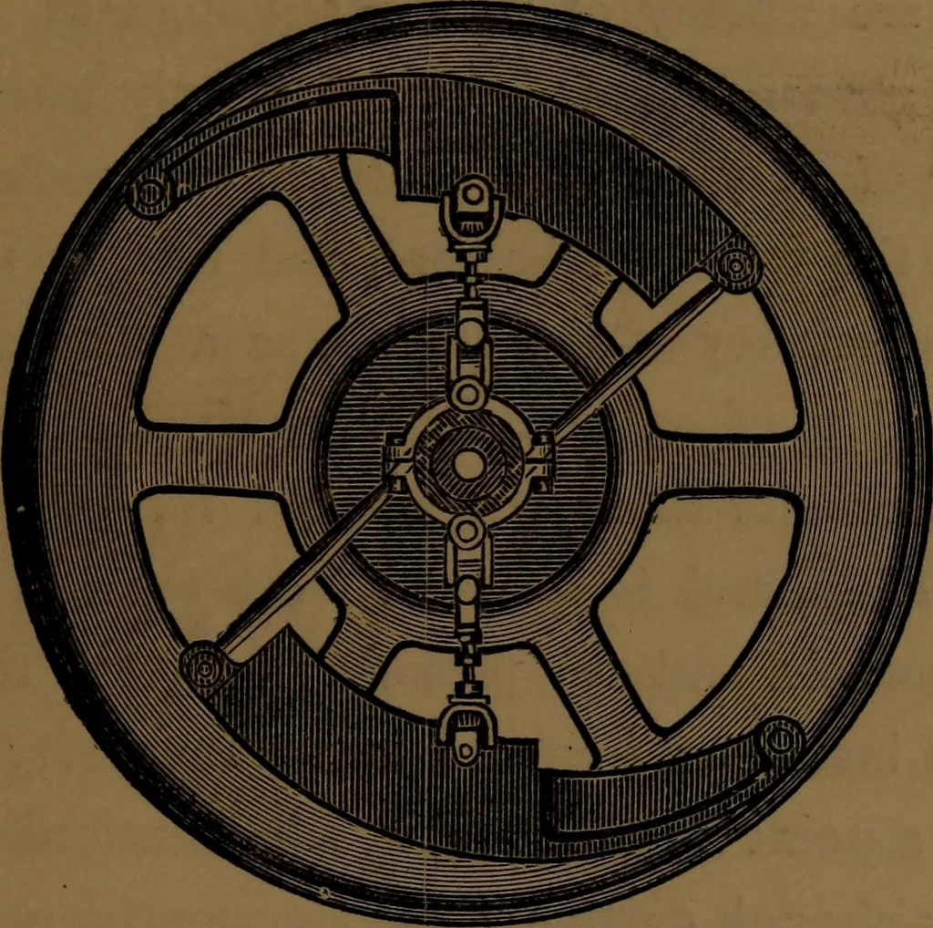 An illustration from Stationary steam engines; especially as adapted to electric lighting purposes, 1884, leaf 108