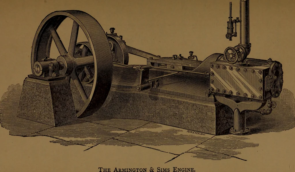 An illustration from Stationary steam engines; especially as adapted to electric lighting purposes, 1884, leaf 146