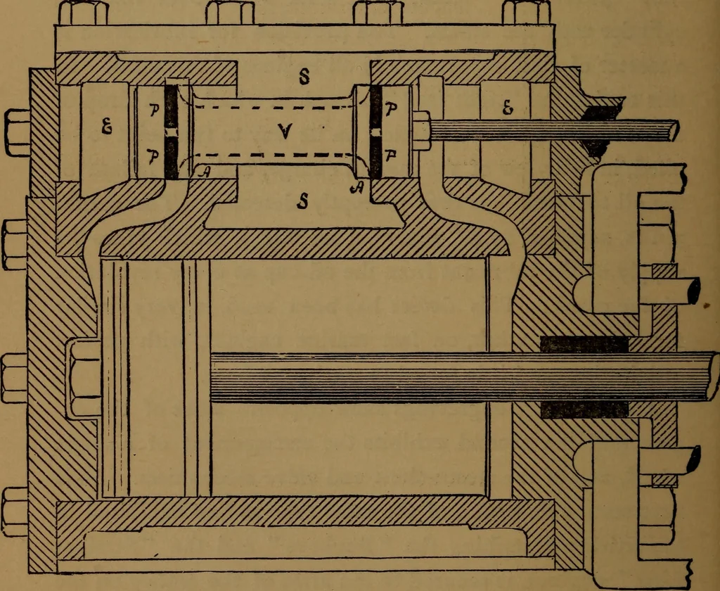 An illustration from Stationary steam engines; especially as adapted to electric lighting purposes, 1884, leaf 149