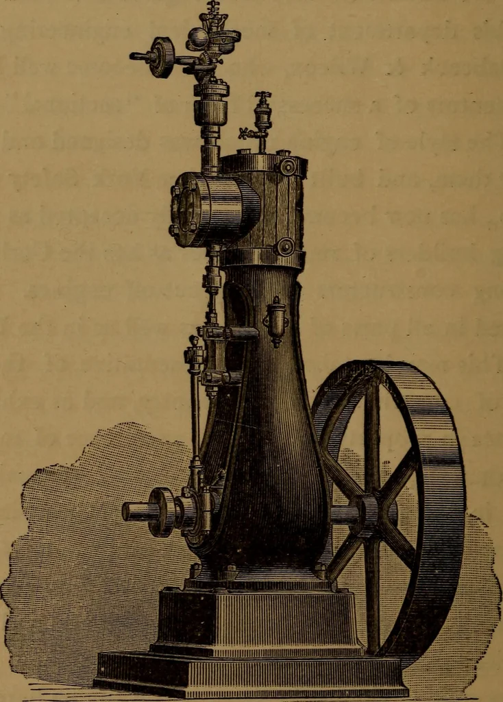 An illustration from Stationary steam engines; especially as adapted to electric lighting purposes, 1884, leaf 181