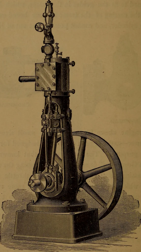 An illustration from Stationary steam engines; especially as adapted to electric lighting purposes, 1884, leaf 183
