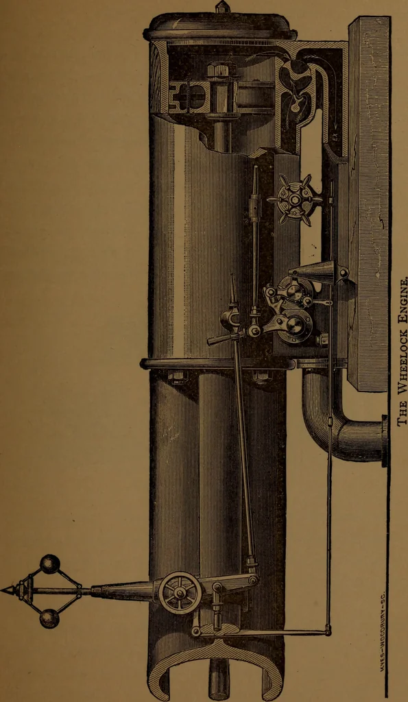 An illustration from Stationary steam engines; especially as adapted to electric lighting purposes, 1884, leaf 42